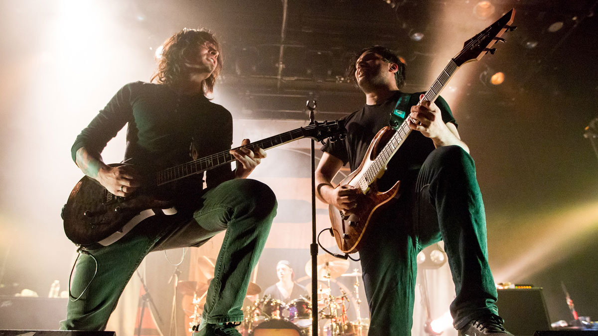Periphery performing live on stage